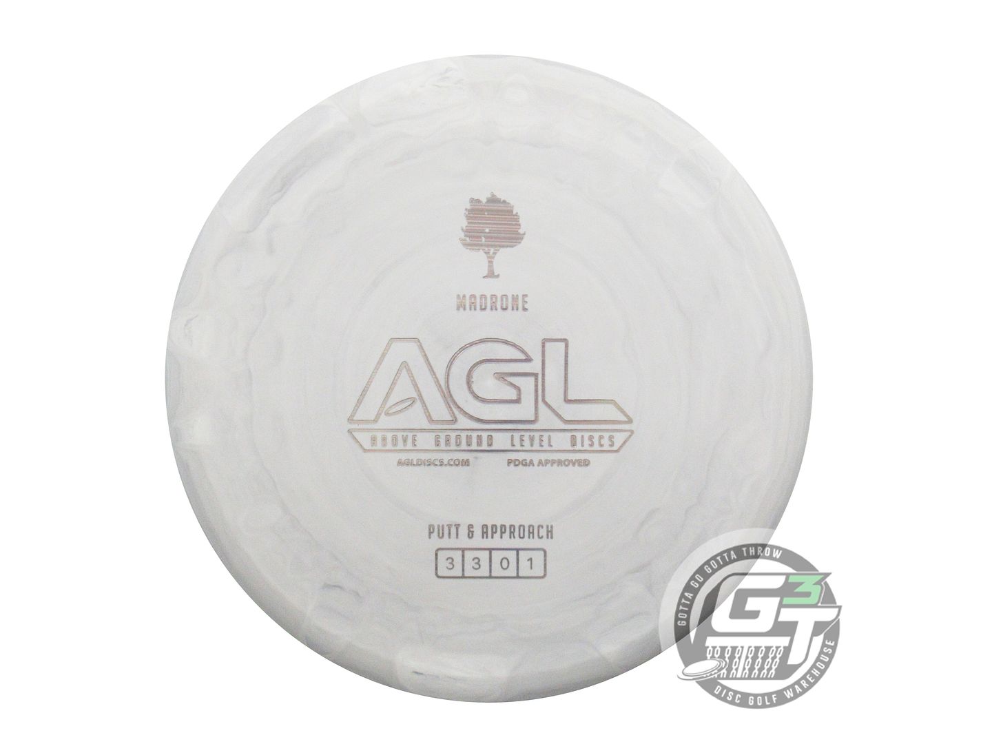 Above Ground Level Woodland Madrone Putter Golf Disc (Individually Listed)