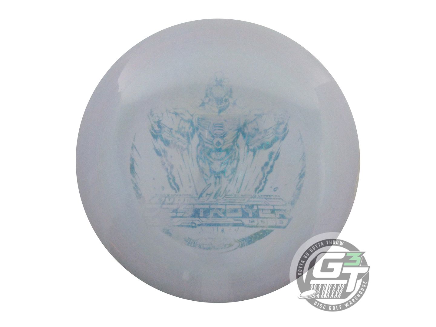 USED Innova [SOCKIBOT] Star Destroyer 172g Gray Teal Shatter Driver Golf Disc