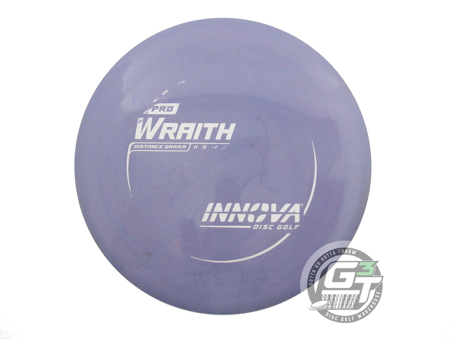 USED Innova Pro Wraith 175g Purple White Stamp Distance Driver Golf Disc