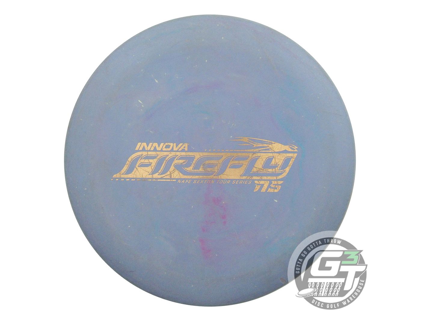 USED Innova [SEXTON] Glow Nexus Firefly 174g Blue Gold Foil Putter Golf Disc