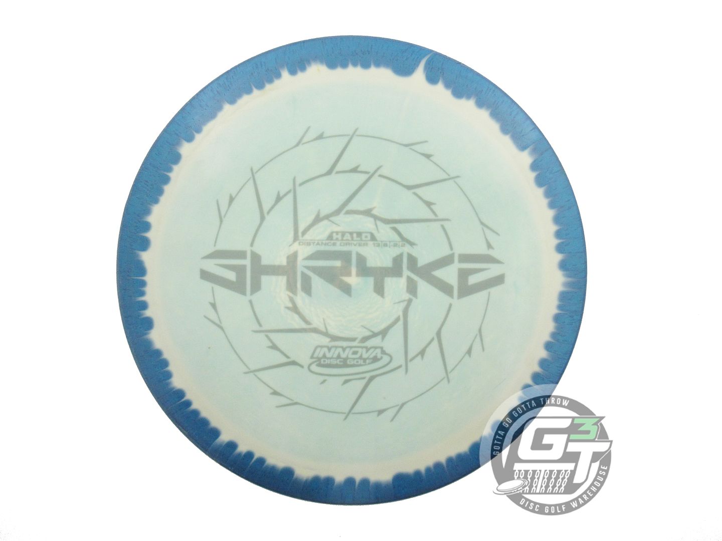 USED Innova Halo Star Shryke 168g Blue-White Distance Driver Golf Disc