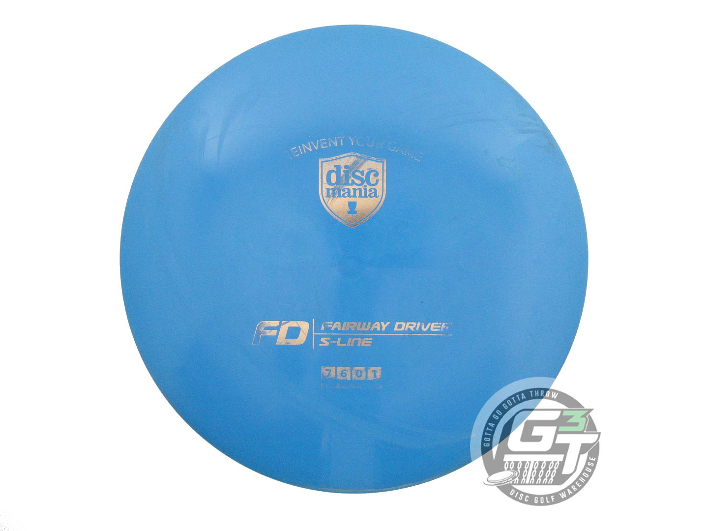 USED DiscMania S-Line FD 174g Blue Gold Foil Fairway Driver Golf Disc