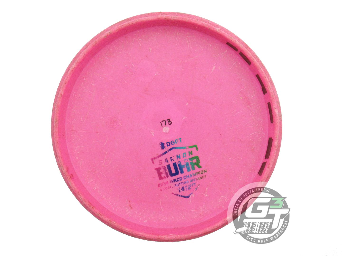 USED DiscMania EXO Hard Link 173g Pink Silver Foil Putter Golf Disc