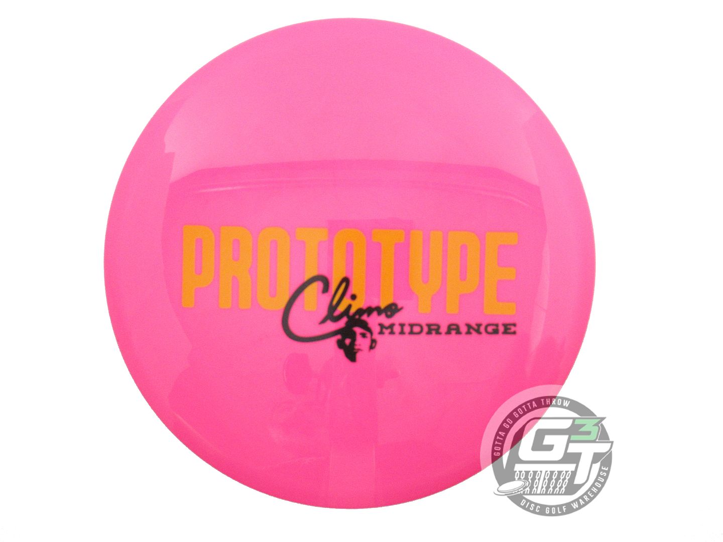 NOS Climo PROTOTYPE Major Line Belleair 177g Pink Midrange Golf Disc
