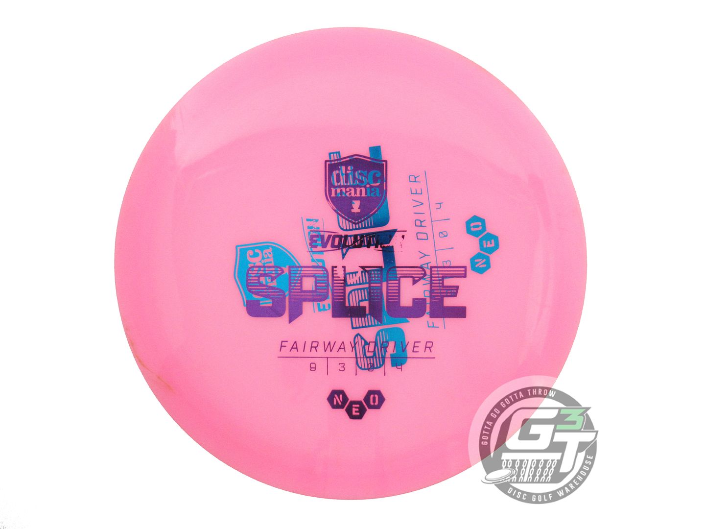 USED DiscMania X-OUT Neo Splice 173g Pink Fairway Driver Golf Disc