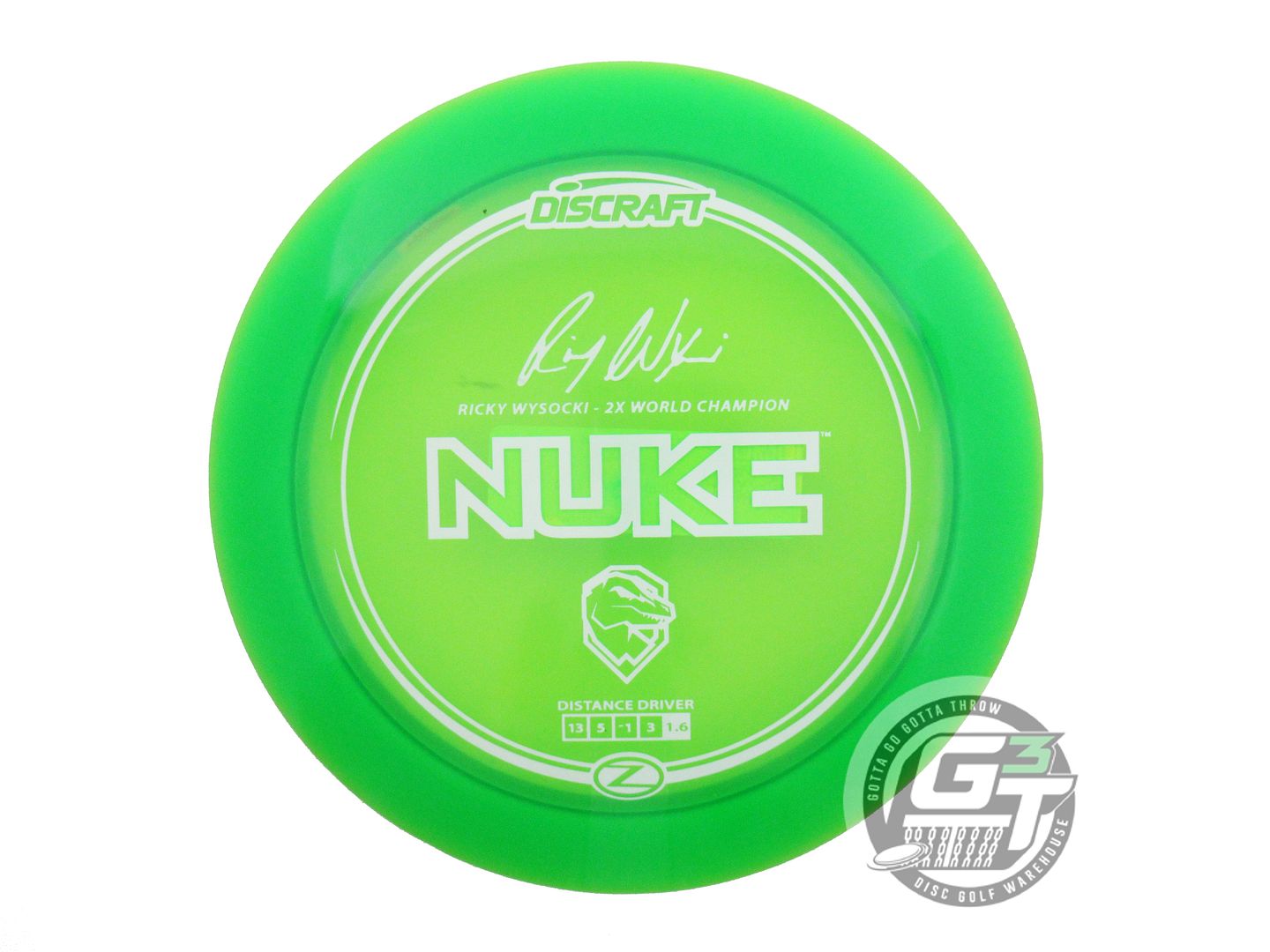 Discraft Elite Z Nuke [Ricky Wysocki 2X] Distance Driver Golf Disc (Individually Listed)