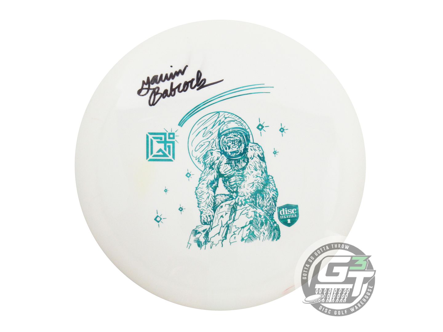 USED DiscMania [BABCOCK] S-Line TD 176g White Teal Laser Foil Driver Golf Disc