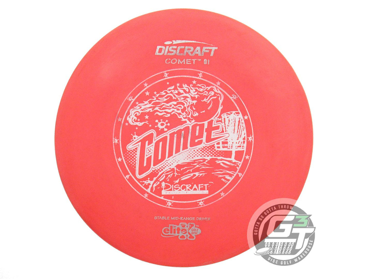 USED Discraft Elite X Comet 169g Red White Stamp OOP Midrange Golf Disc