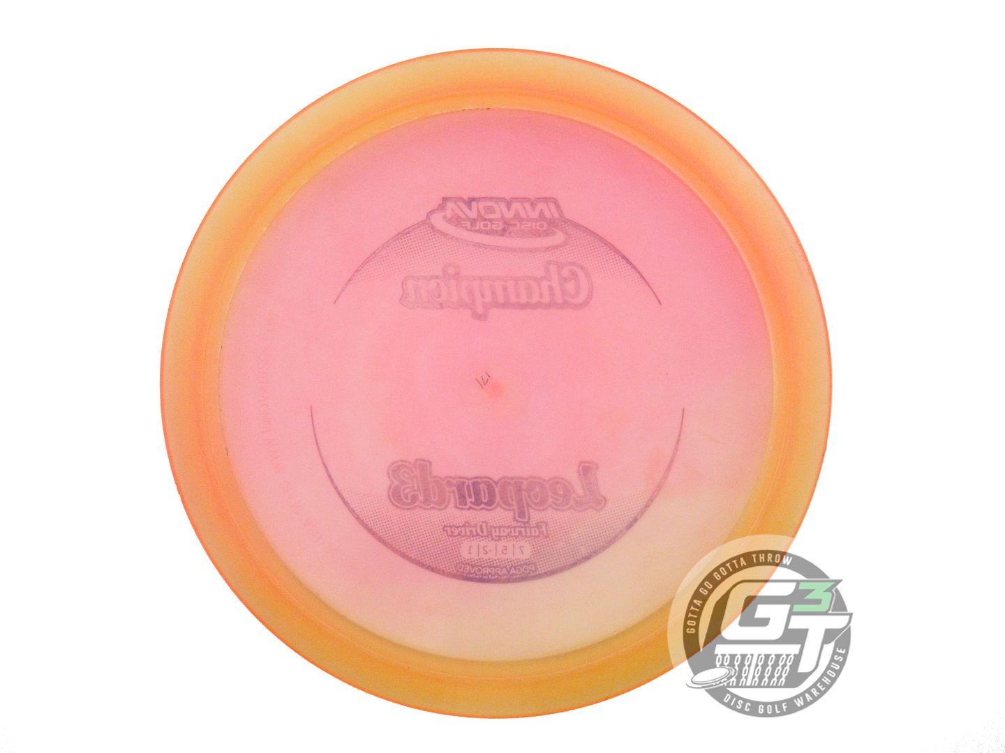 USED Innova Champion Leopard3 171g Peach Blue Foil Fairway Driver Golf Disc