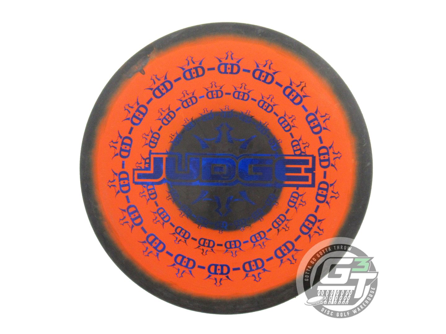 USED Dynamic Discs KALEIDO Classic Blend Judge 176g Black-Orange Putter Disc