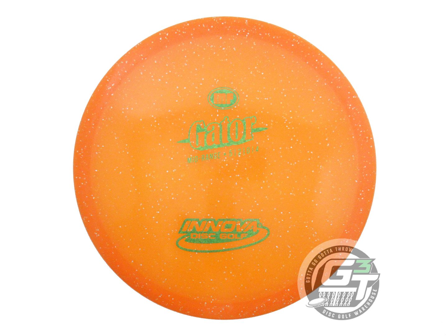 USED Innova Metal Flake Champion Gator 175g Orange Green Shatter Midrange Disc