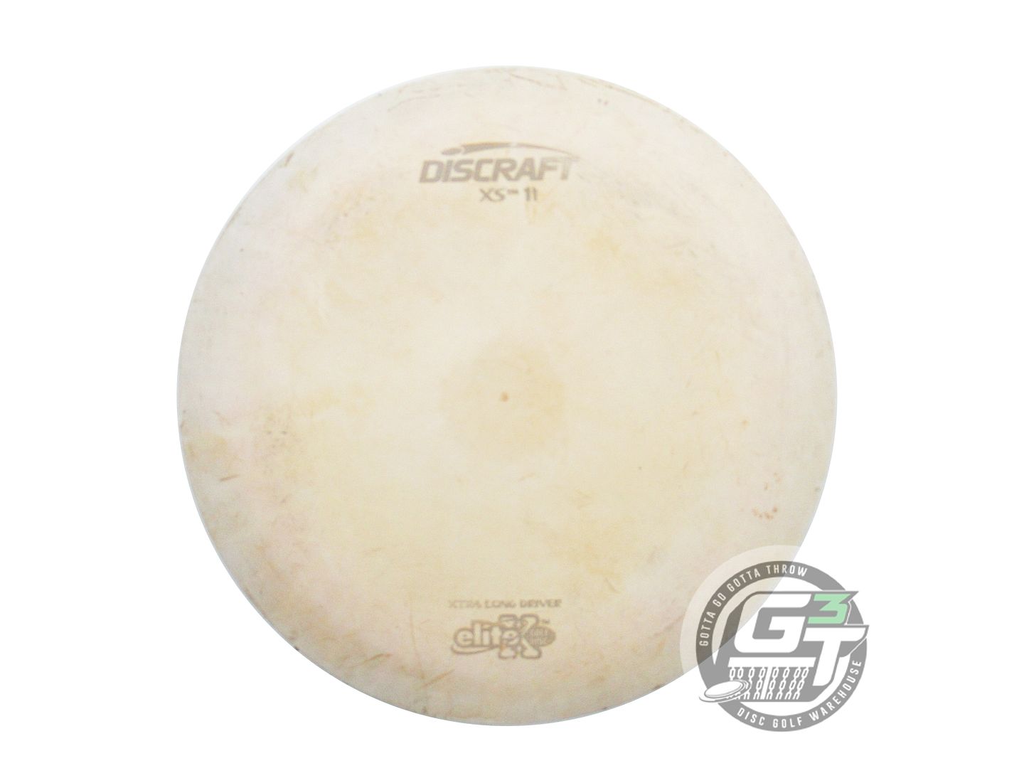 USED Discraft Elite X XS 172g White Gray Stamp OOP Distance Driver Golf Disc