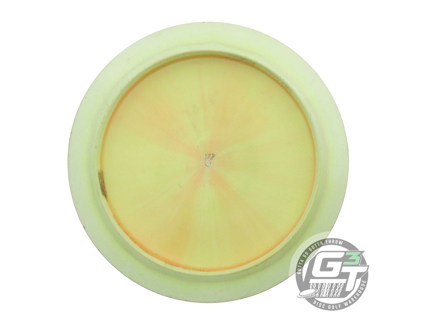 USED Discraft [PIERCE] ESP Nuke 178g Lime-Yellow Purple Laser Driver Golf Disc