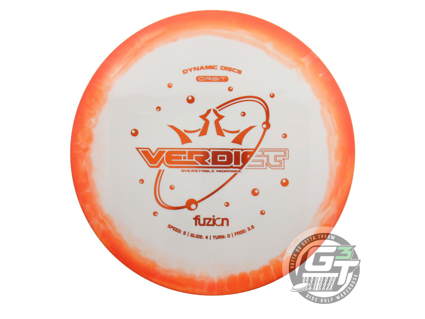 Dynamic Discs Fuzion Orbit Verdict Midrange Golf Disc (Individually Listed)