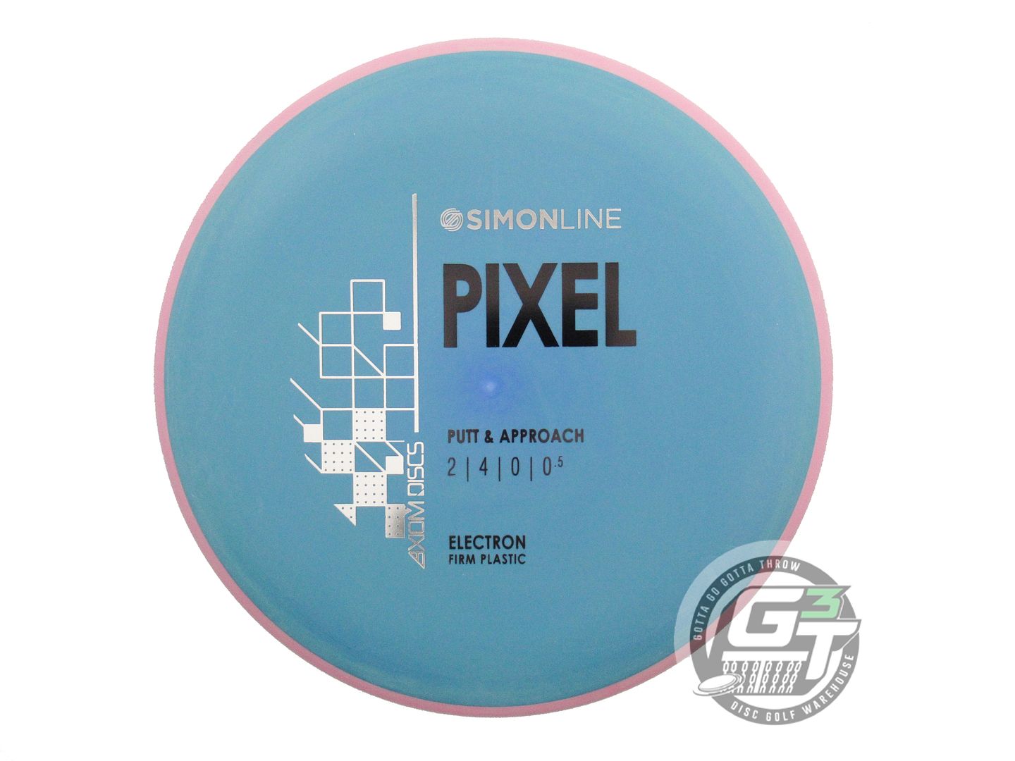 Axiom Simon Line Electron Firm Pixel [Simon Lizotte] Putter Golf Disc (Individually Listed)