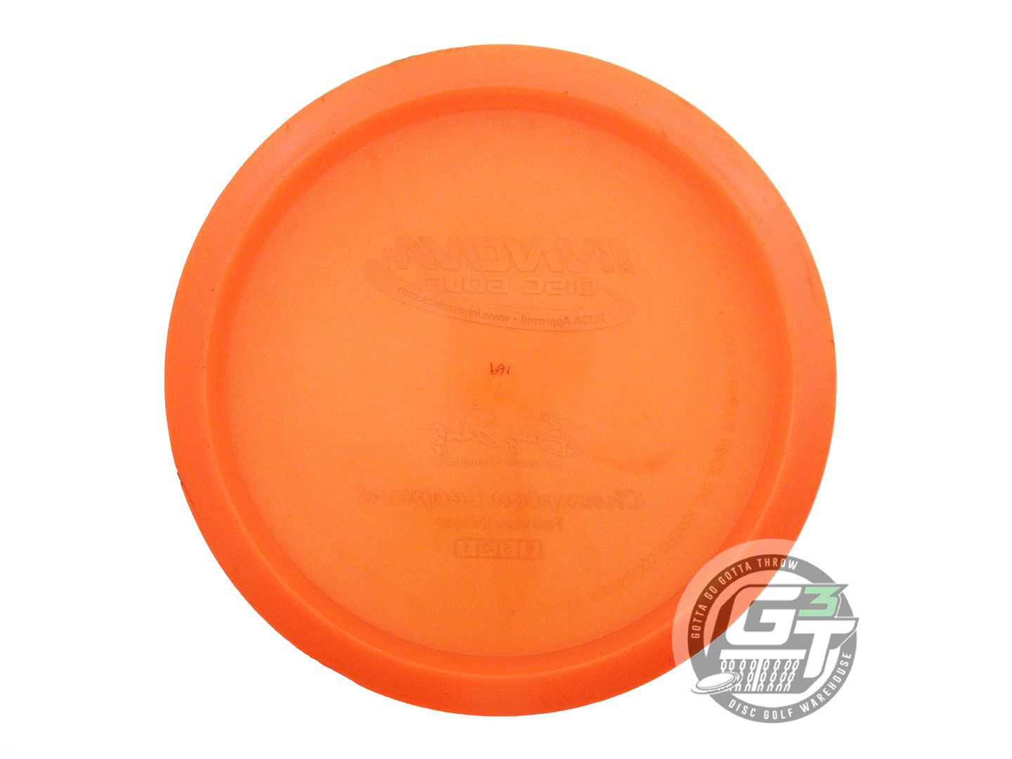 USED Innova Champion Leopard 169g Orange Silver Holo Foil Fairway Driver Disc