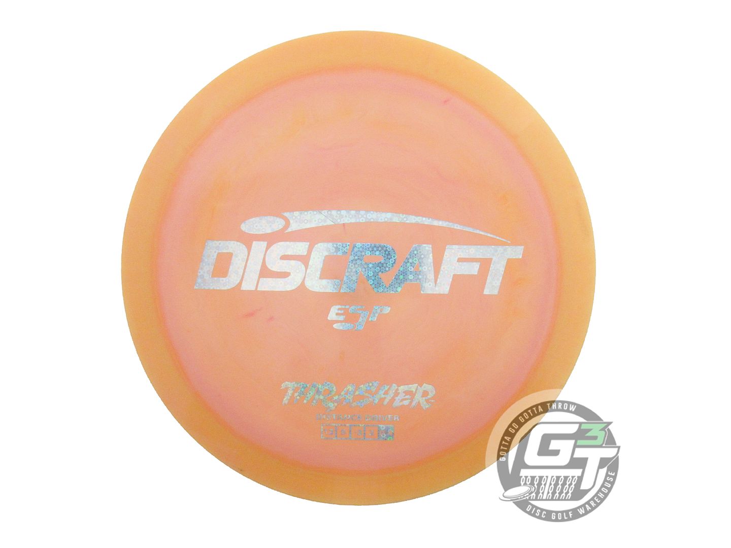 USED Discraft ESP Thrasher 177g Orange-Pink Bubble Foil Distance Driver Disc