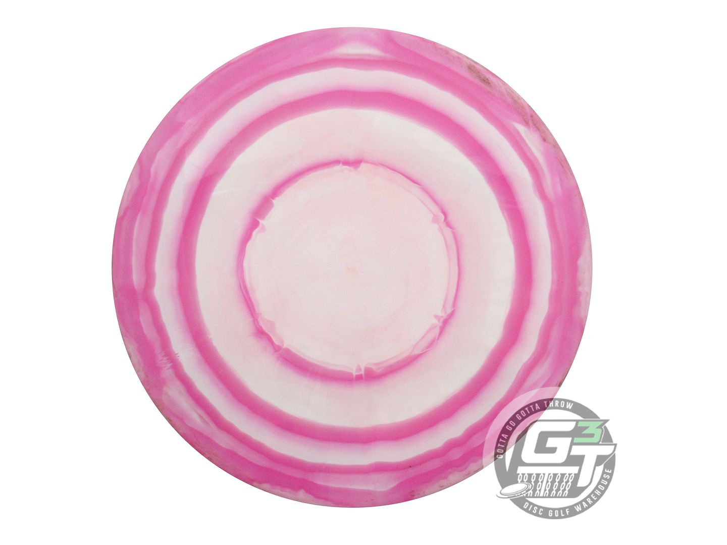 USED Clash Discs Steady Ring Cookie 174g Pink-White Fairway Driver Golf Disc