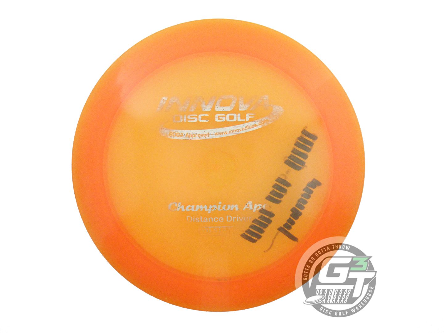 USED Innova Champion Ape 173g Orange Silver Stamp Distance Driver Golf Disc