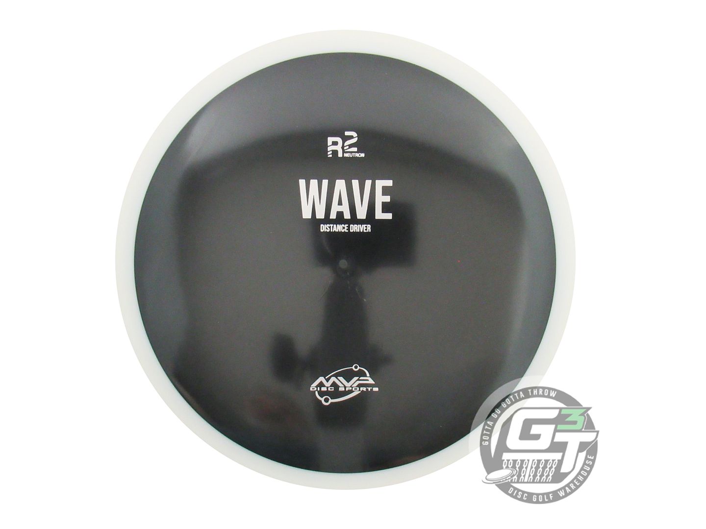 NOS MVP Disc Sports R2 Neutron Wave 172g Black White Rim A Distance Driver Disc