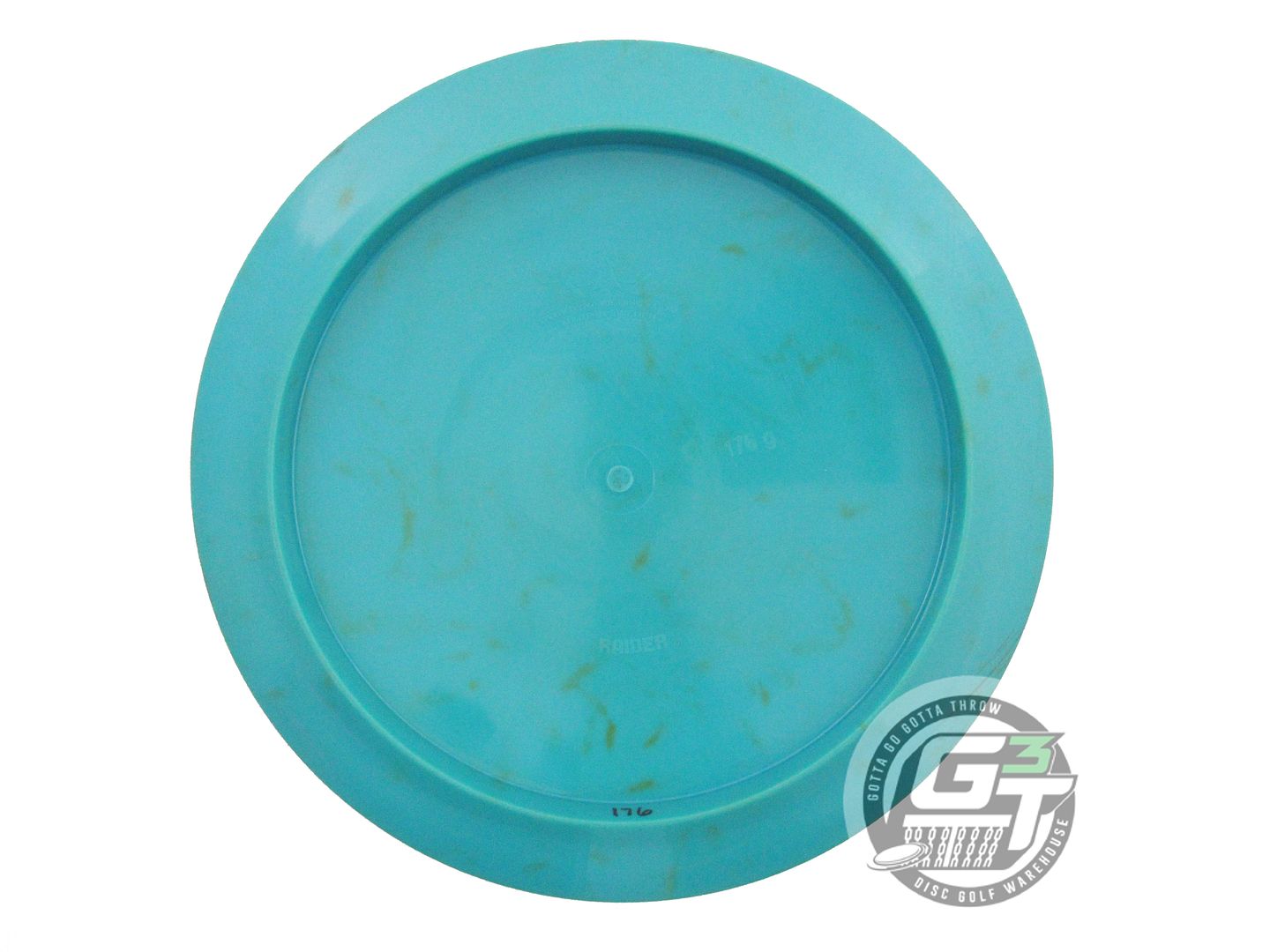 USED Dynamic Discs Fuzion Raider 176g Teal Purple Foil Distance Driver Golf Disc