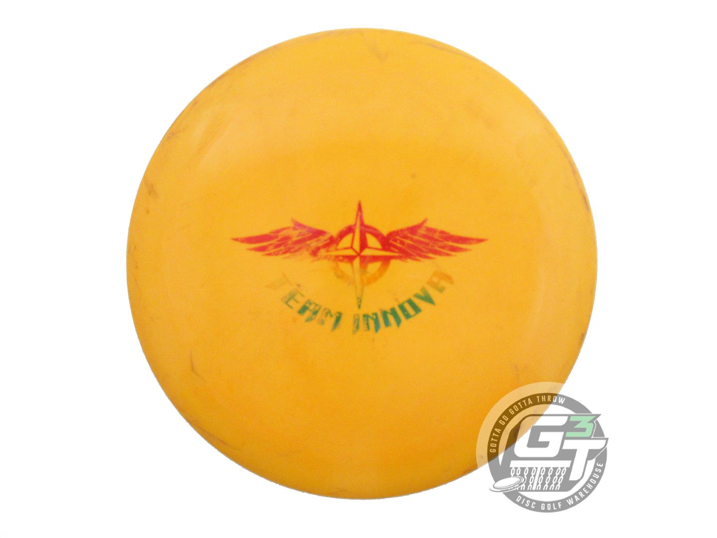 USED Innova Star Destroyer 176g Orange TEAM STAMP Distance Driver Golf Disc