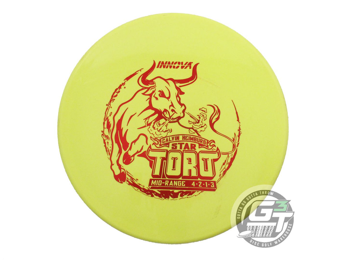 USED Innova [HEIMBURG] Star Toro 171g Yellow Red Foil Midrange Golf Disc