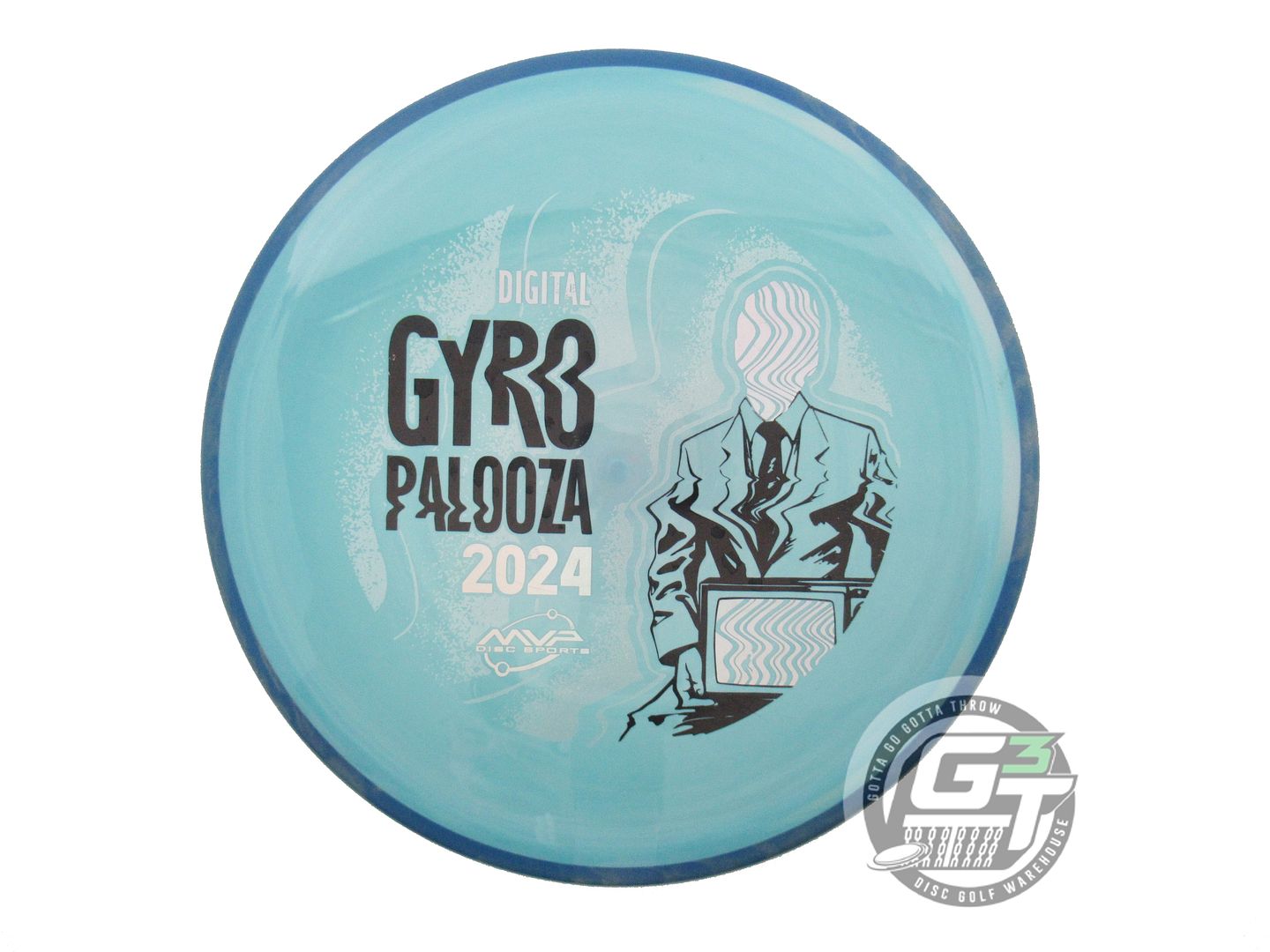 NOS Axiom Discs [GYROPALOOZA] Neutron Balance 178g Teal Blue Rim Midrange Disc