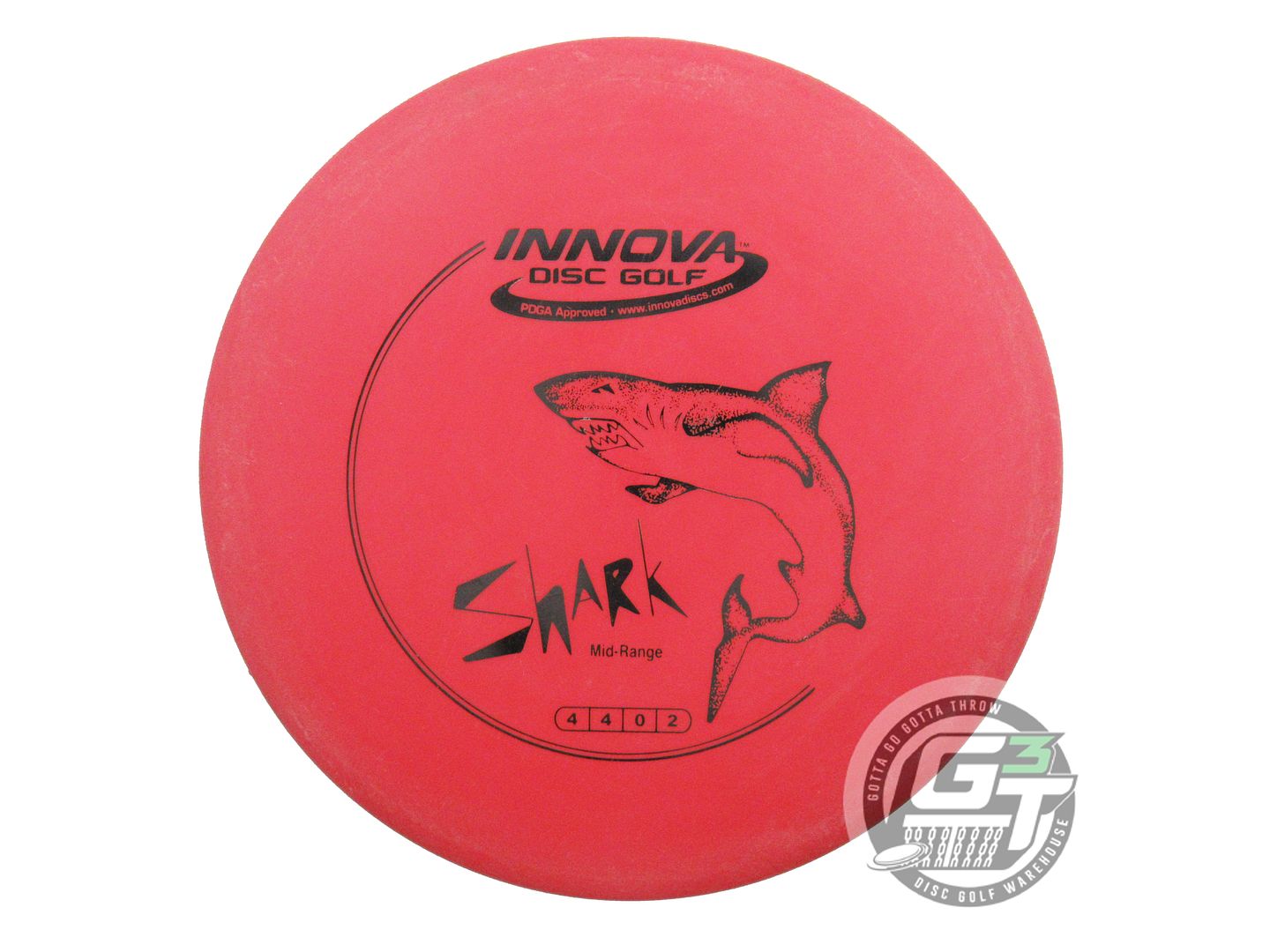USED Innova DX Shark 180g Red Black Stamp Midrange Golf Disc