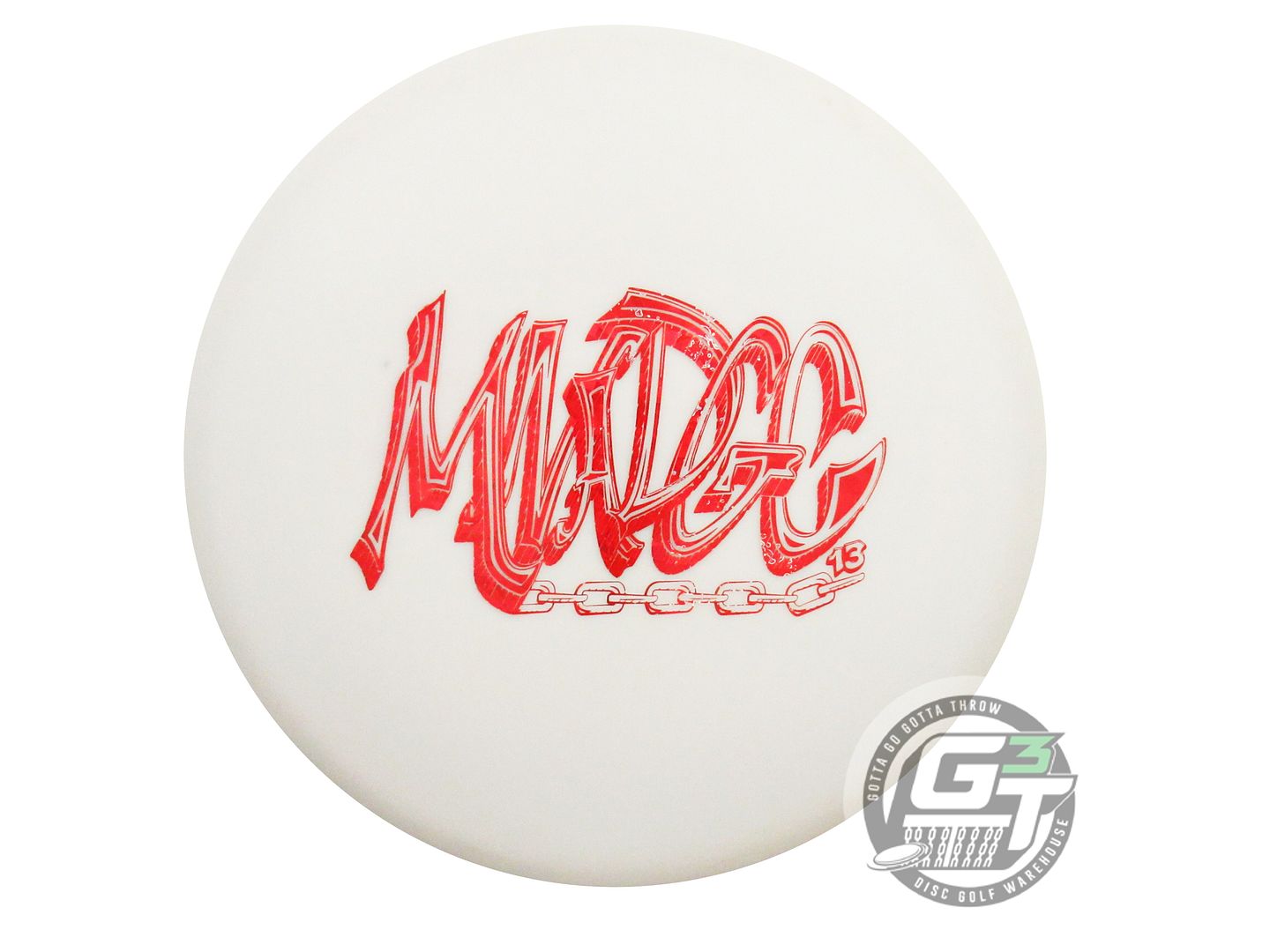 USED Innova DX San Marino Roc 180g White Red Shatter Foil Midrange Golf Disc