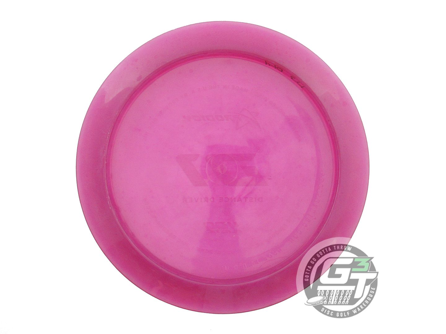 USED Prodigy Discs 400 D1 173g Pink White Stamp CHALKY Distance Driver Golf Disc