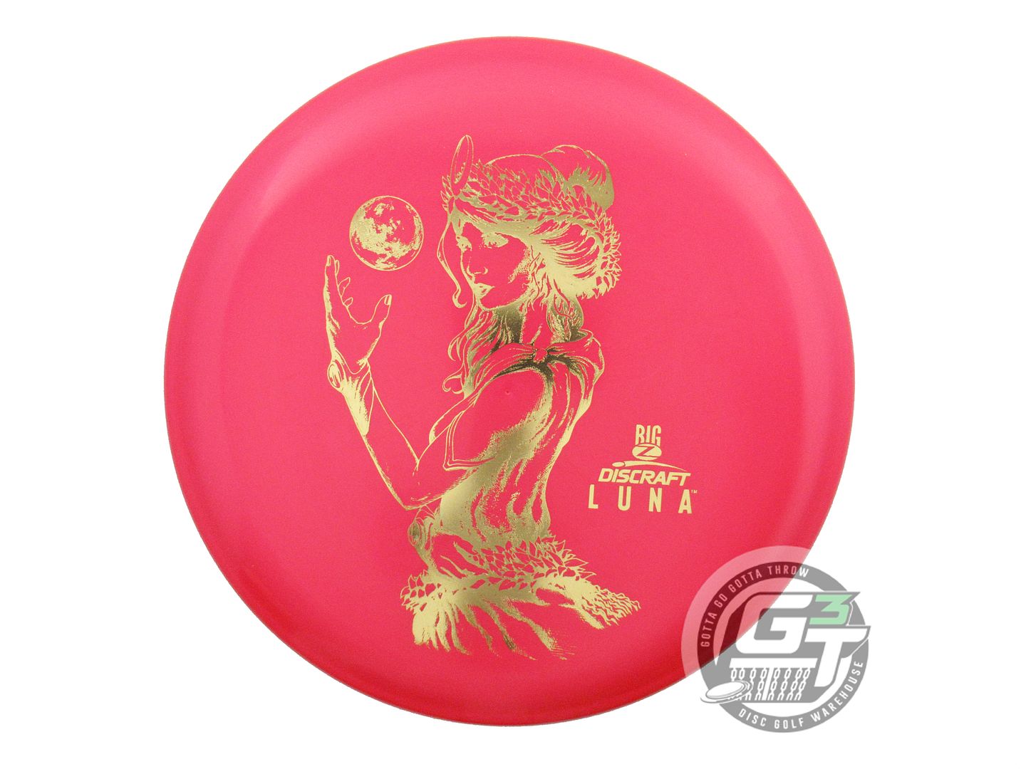 NOS Discraft [McBETH] Big Z Luna 175g Red Gold Foil A Putter Golf Disc