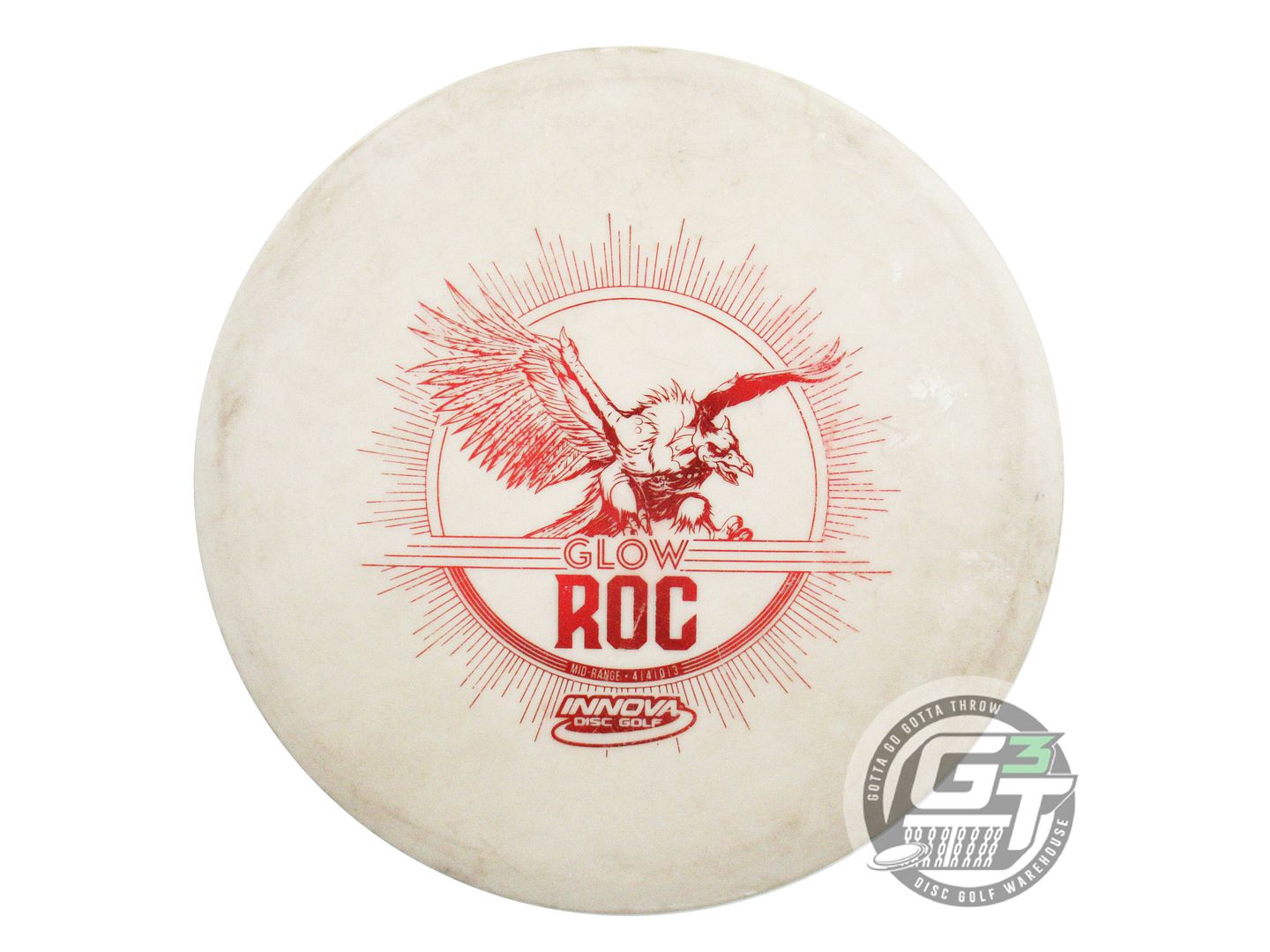 USED Innova DX Glow Roc 180g Red Foil Midrange Golf Disc