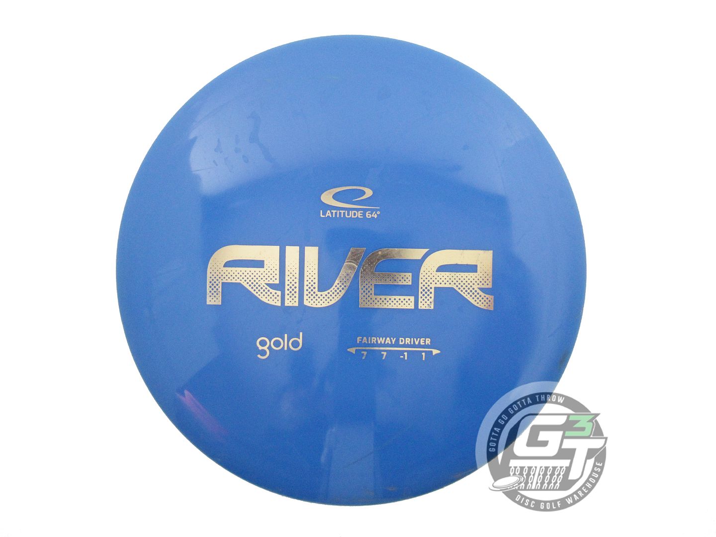 USED Latitude 64 Gold River 173g Blue Gold Foil Fairway Driver Golf Disc