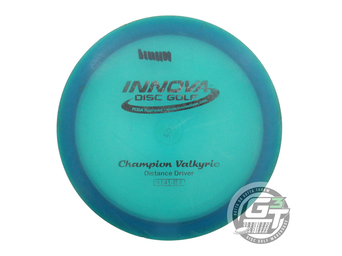 USED Innova Champion Valkyrie 160g Blue Black Stamp Distance Driver Golf Disc