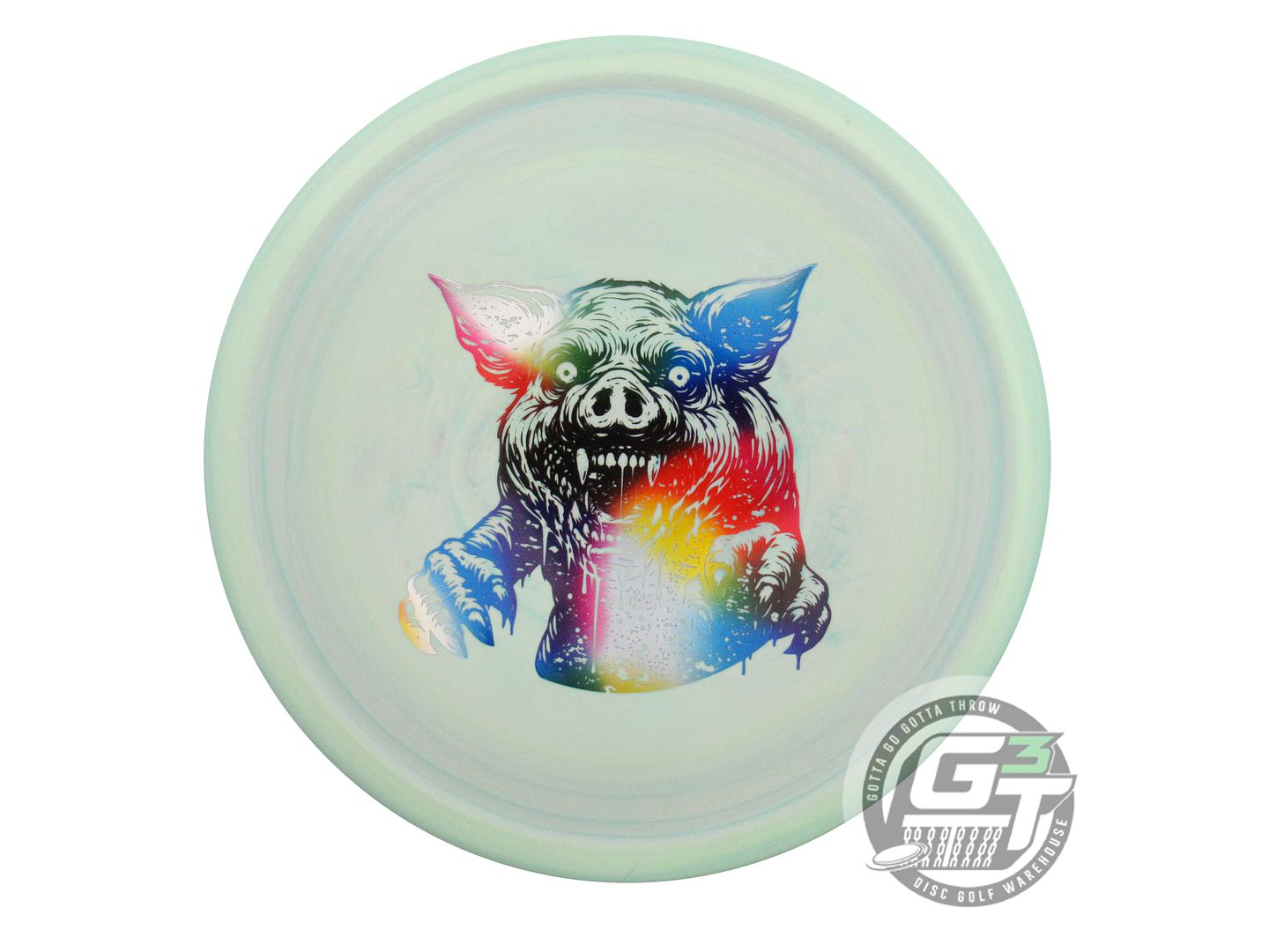 USED Innova WERE-PIG Galactic XT Pig 175g Rainbow PUDDLE TOP Putter Golf Disc