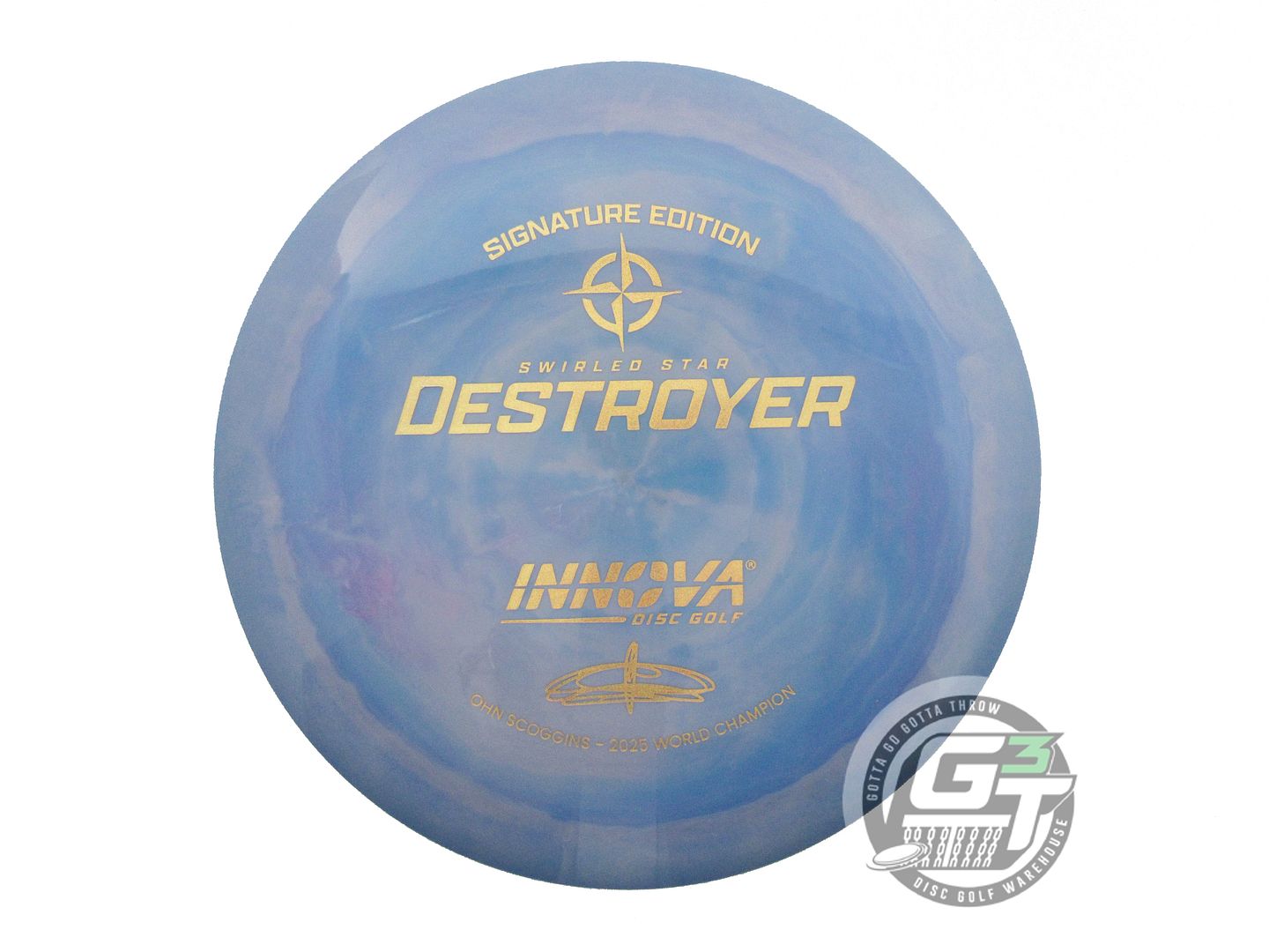 Innova Signature Edition Ohn Scoggins 2025 World Champion Swirled Star Destroyer Distance Driver Golf Disc (Individually Listed)