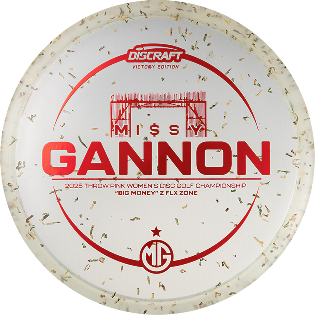 Discraft Limited Edition Victory Edition 2025 Throw Pink WDGC Champion Missy Gannon Shredded Money Z FLX Zone Putter Golf Disc
