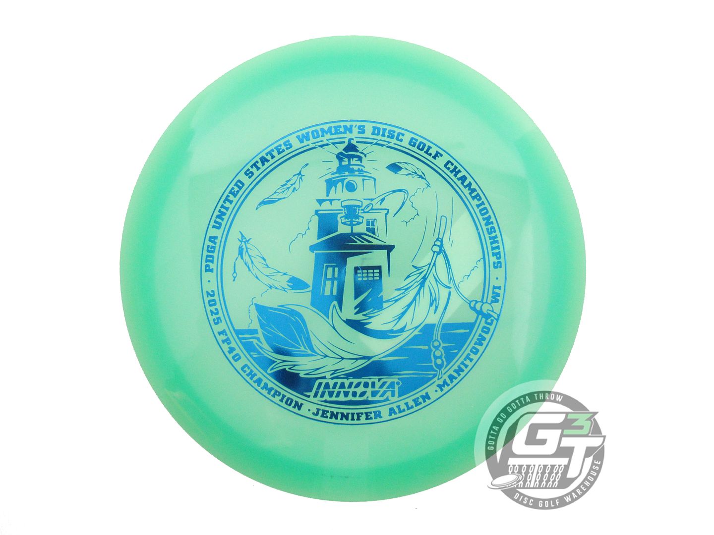 Innova Limited Edition 2025 Tour Series Jennifer Allen UWDGC FP40 Commemorative Proto Glow Champion TeeBird Fairway Driver Golf Disc (Individually Listed)