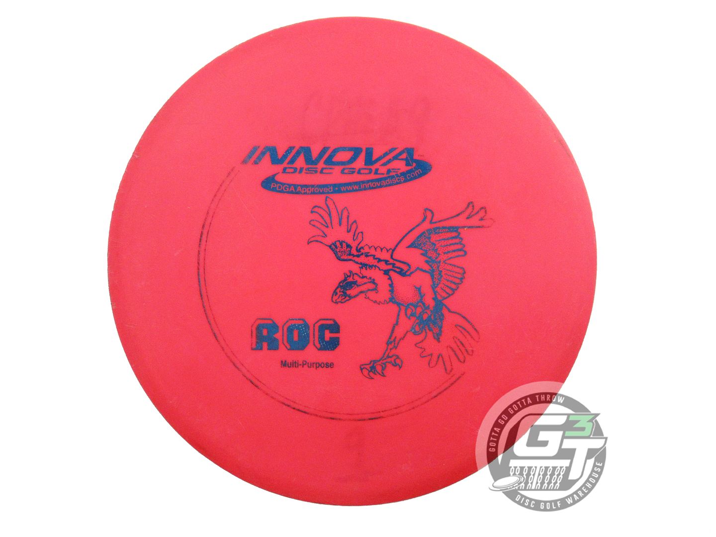 USED Innova DX Roc 167g Red Blue Foil PFN Midrange Golf Disc