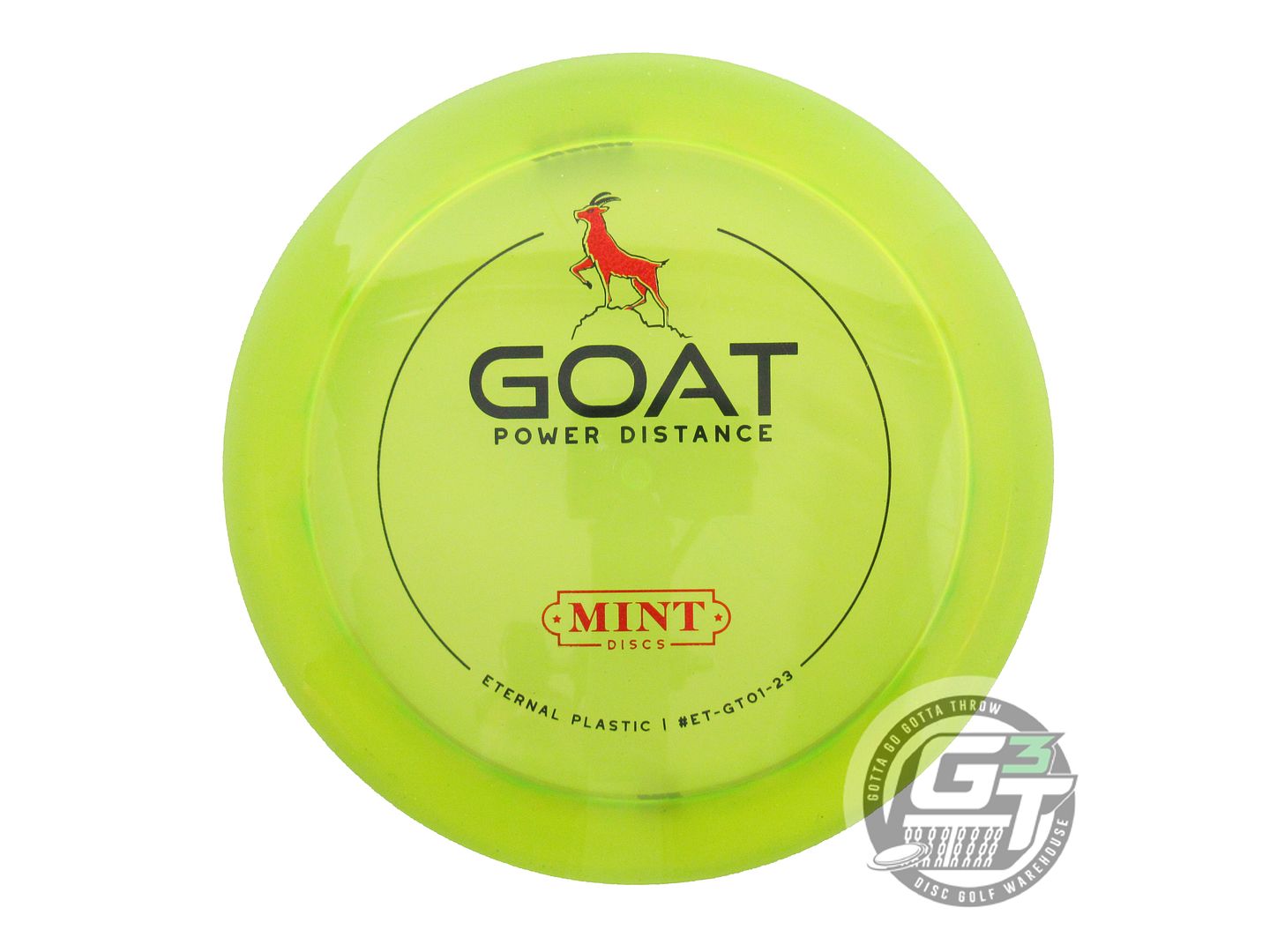 USED Mint Discs Eternal Goat 174g Yellow Distance Driver Golf Disc