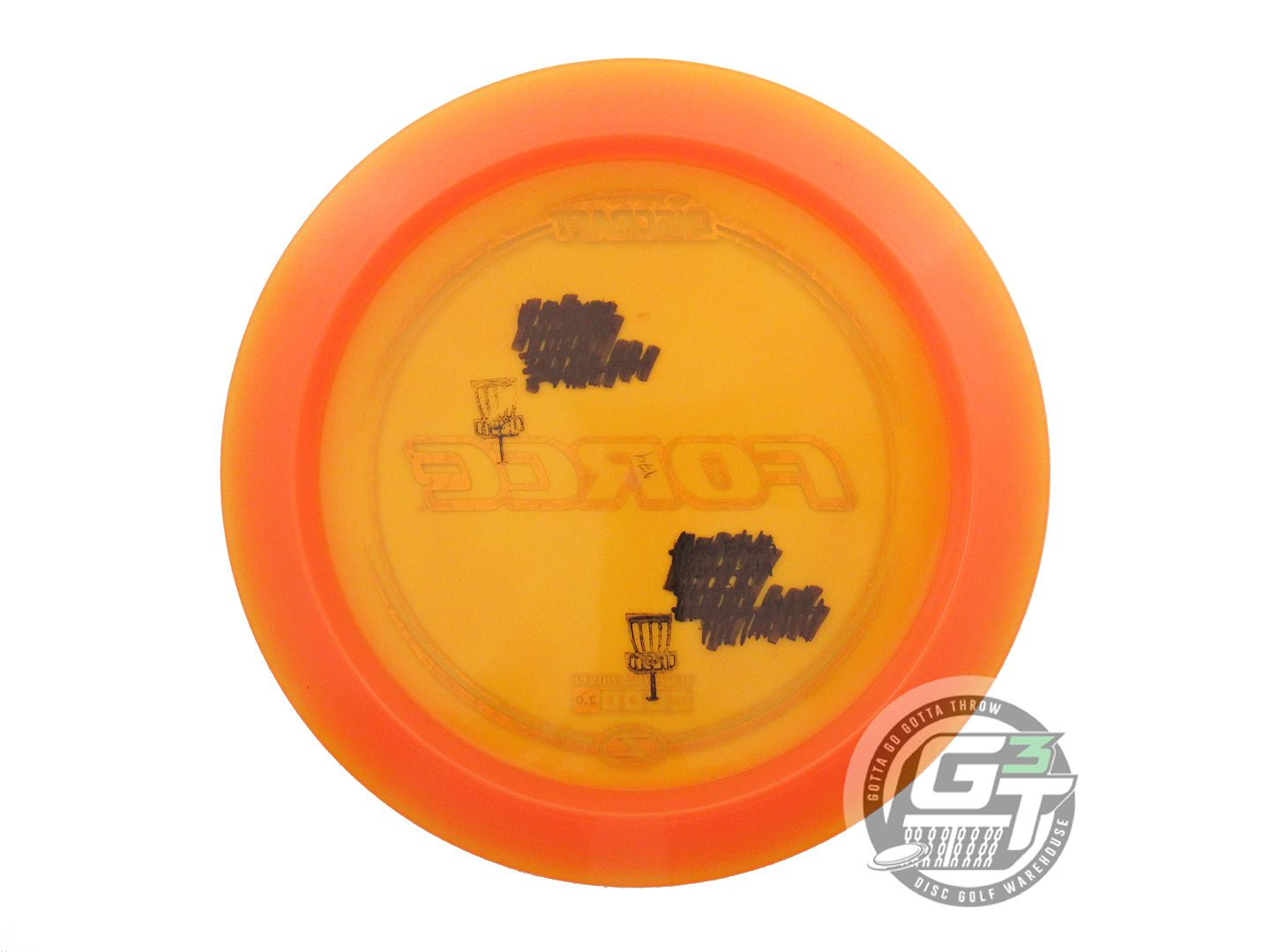 USED Discraft Z Force 174g Orange Brown Foil Distance Driver Golf Disc