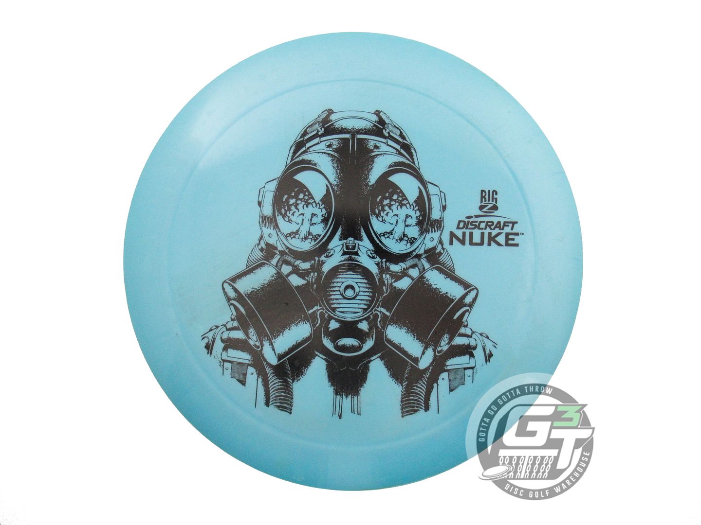 USED Discraft Big Z Nuke 167g Teal Black Stamp Distance Driver Golf Disc