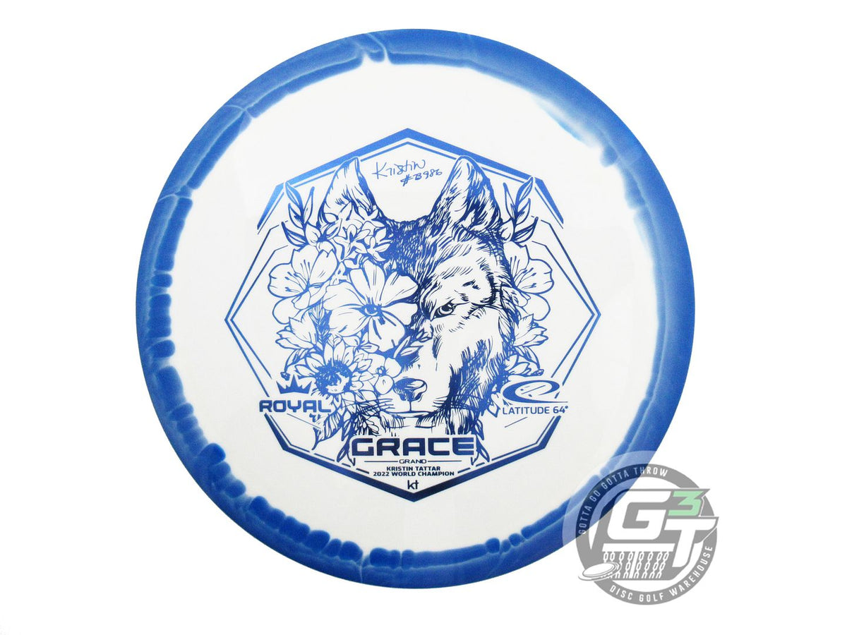 NOS Latitude 64 [TATTAR] Royal Grand Orbit Grace 173g Blue-White Driver Disc