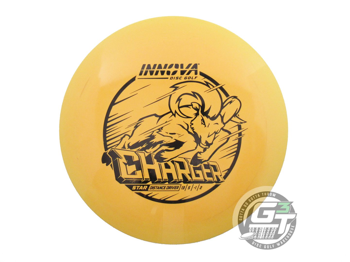 USED Innova Star Charger 175g Marigold Black Stamp Distance Driver Golf Disc