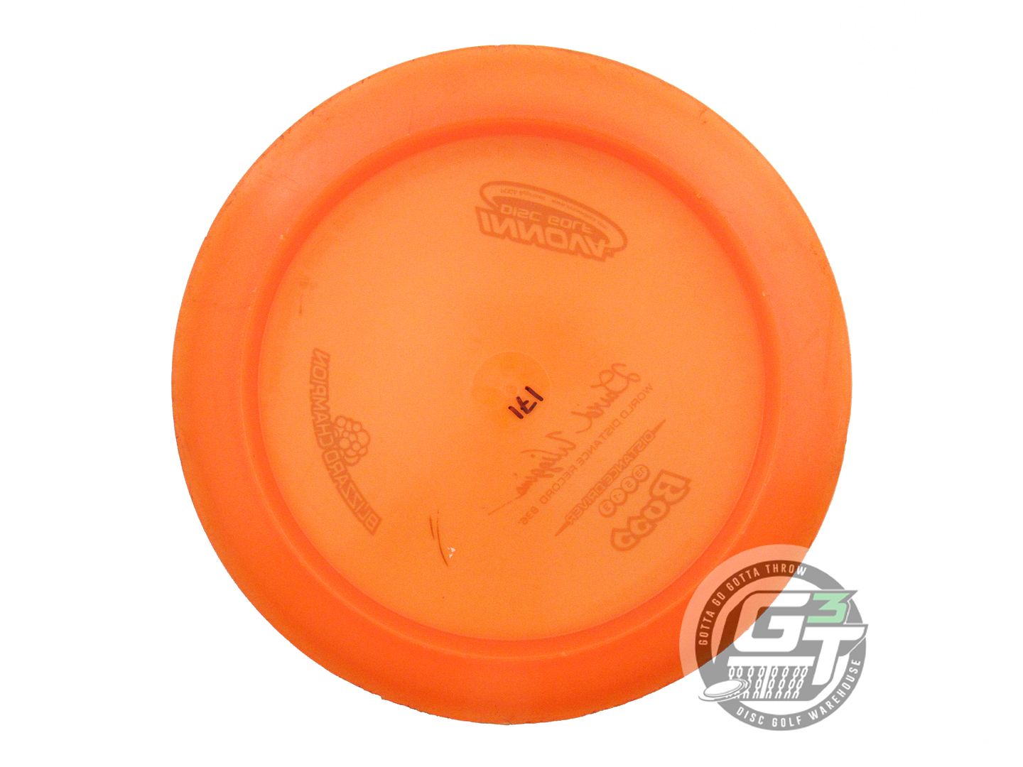 USED Innova Blizzard Boss 171g Orange Silver Foil Distance Driver Golf Disc