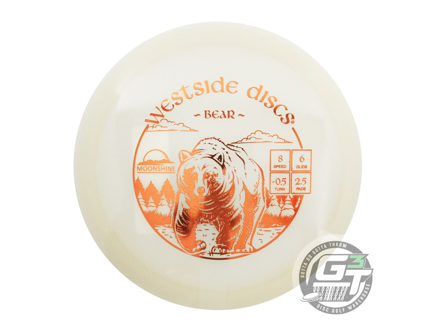 Westside Moonshine Glow VIP Bear Fairway Driver Golf Disc (Individually Listed)