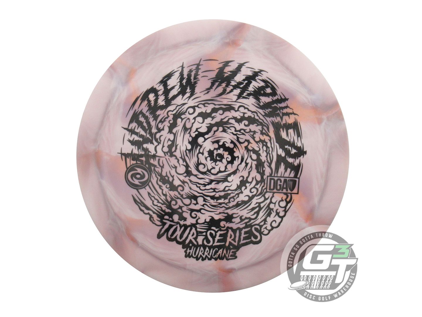 USED DGA [MARWEDE] ProLine Hurricane 176g Lilac-Peach Distance Driver Golf Disc