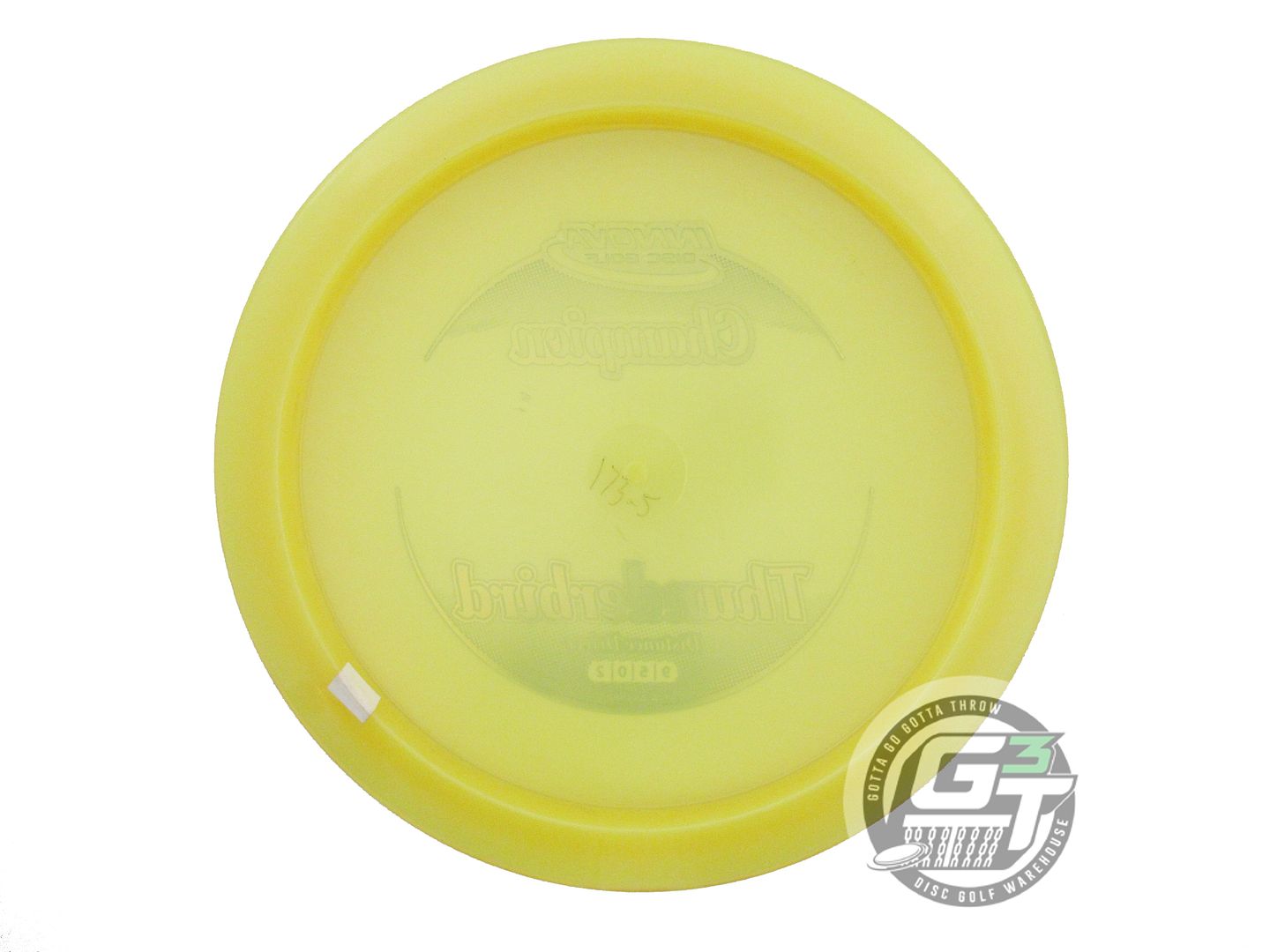 USED Innova Champion Thunderbird 175g Yellow Teal Foil Distance Driver Golf Disc