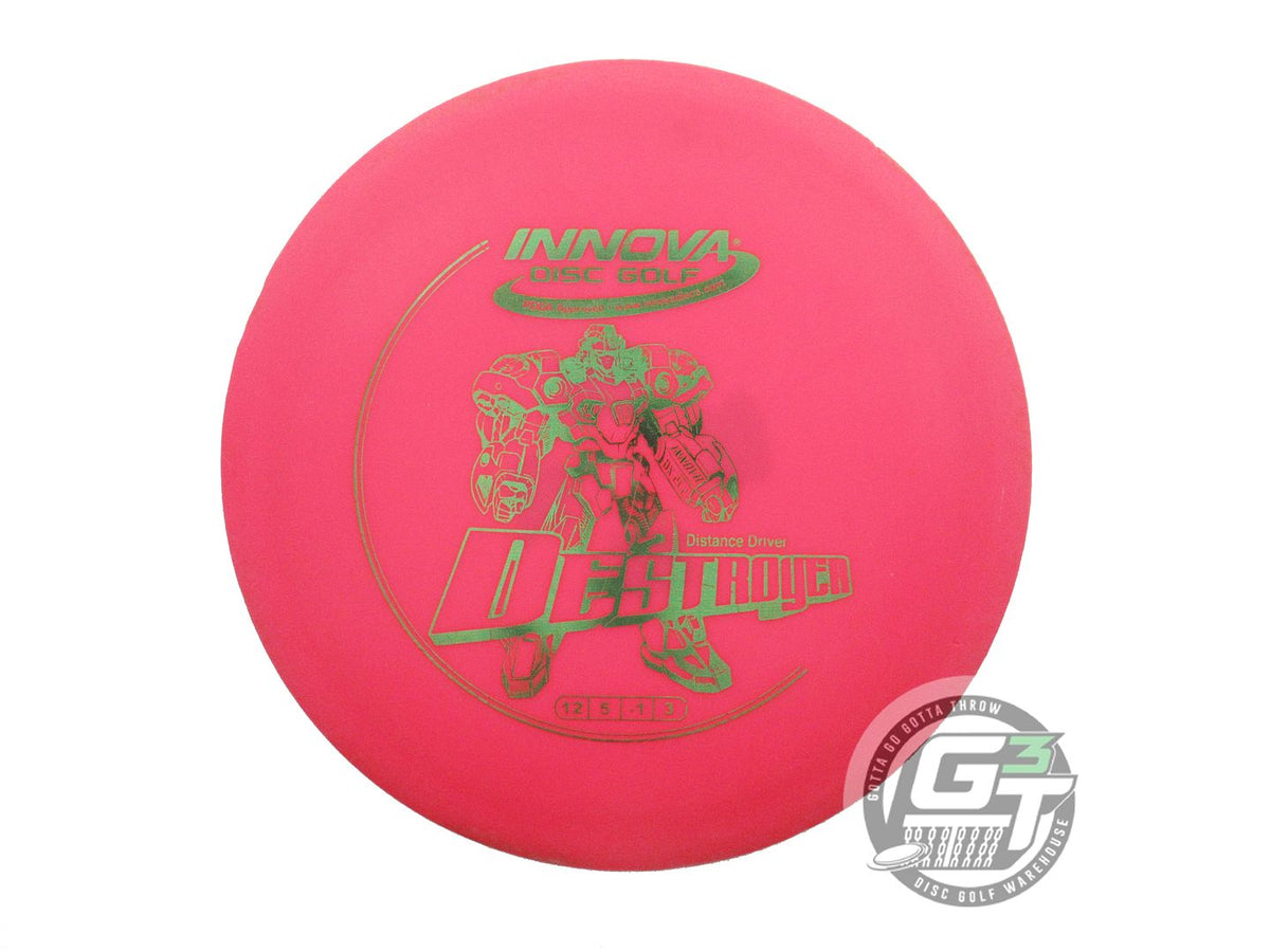 USED Innova DX Destroyer 170g Pink Green Foil Distance Driver Golf Disc